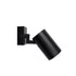 kelvo® SPOTA KLV-101-0134-V2 Κινούμενο Φωτιστικό Σποτ Τοίχου για Λάμπα MR16 με Ντουί GU10 AC 220-240V IP20 - Μαύρο Ματ - Μ7 x Π6 x Υ14cm