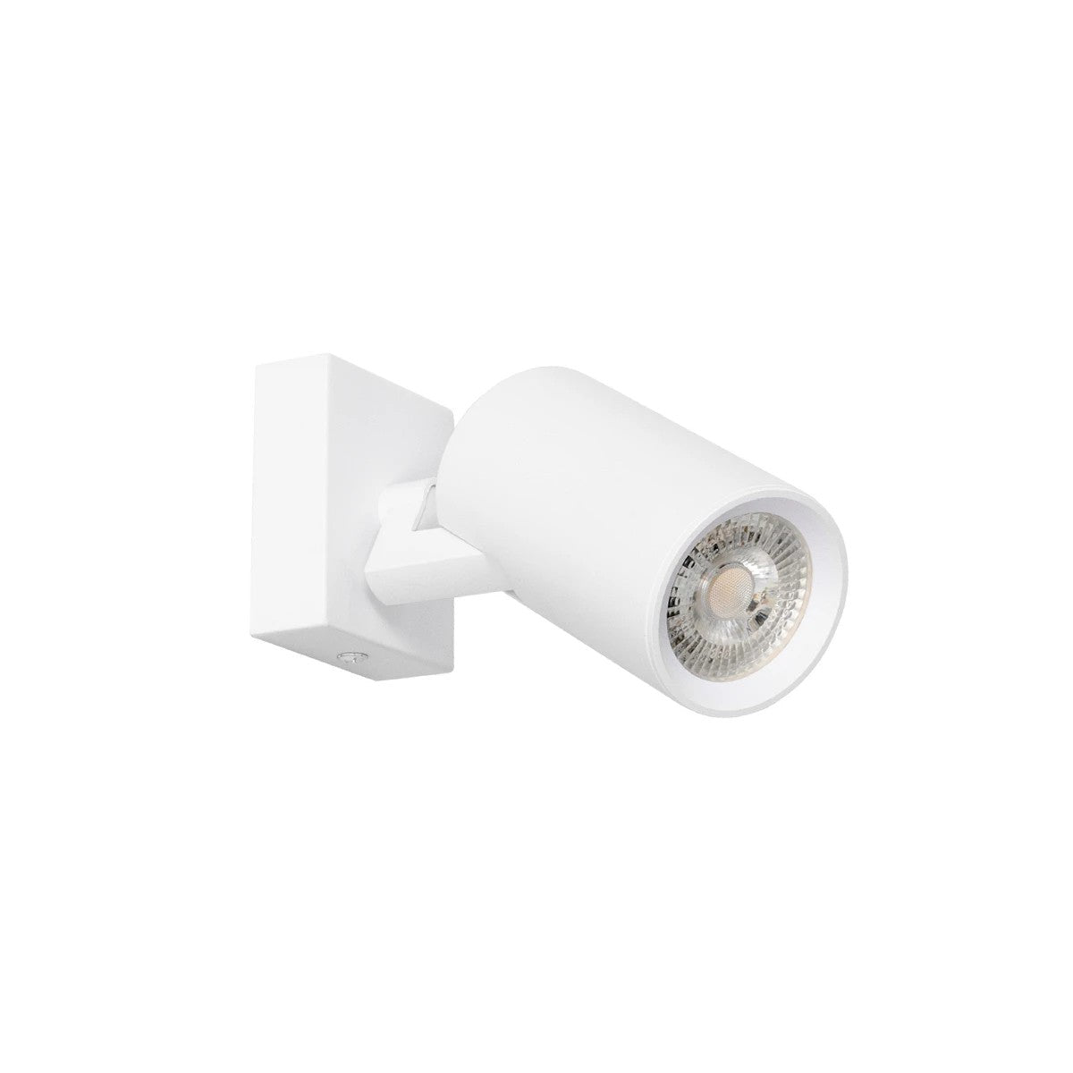 kelvo® SPOTA KLV-101-0135-V2 Κινούμενο Φωτιστικό Σποτ Τοίχου για Λάμπα MR16 με Ντουί GU10 AC 220-240V IP20 - Λευκό Ματ - Μ7 x Π6 x Υ14cm