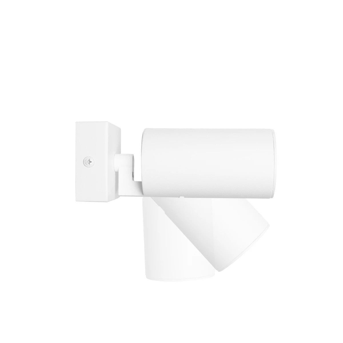 kelvo® SPOTA KLV-101-0135-V2 Κινούμενο Φωτιστικό Σποτ Τοίχου για Λάμπα MR16 με Ντουί GU10 AC 220-240V IP20 - Λευκό Ματ - Μ7 x Π6 x Υ14cm