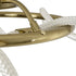 kelvo® GLOW KLV-101-0149 Φωτιστικό Οροφής LED 34W 3400lm 360° AC 220-240V IP20 Ρυθμιζόμενο Λευκό CCT με Χειριστήριο από 2700K έως 6000K Dimmable - Lumileds SMD Chip - Χρυσό Πλατίνα - Μ60 x Π60 x Υ30cm - 3 Χρόνια Εγγύηση - ledmania.gr