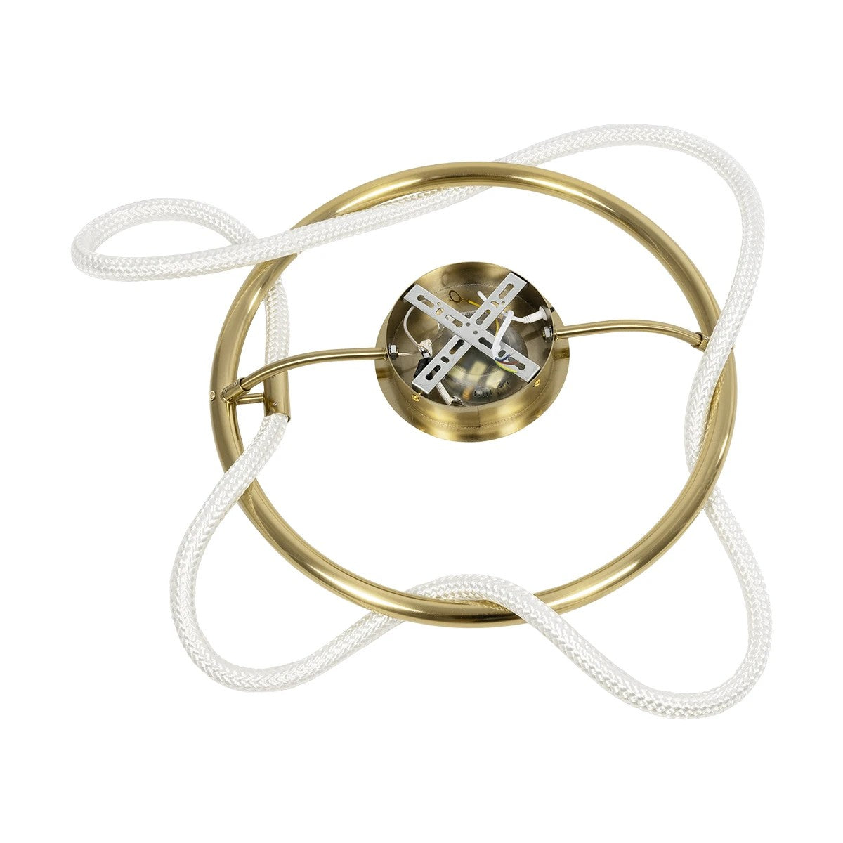 kelvo® GLOW KLV-101-0149 Φωτιστικό Οροφής LED 34W 3400lm 360° AC 220-240V IP20 Ρυθμιζόμενο Λευκό CCT με Χειριστήριο από 2700K έως 6000K Dimmable - Lumileds SMD Chip - Χρυσό Πλατίνα - Μ60 x Π60 x Υ30cm - 3 Χρόνια Εγγύηση - ledmania.gr