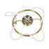 kelvo® GLOW KLV-101-0149 Φωτιστικό Οροφής LED 34W 3400lm 360° AC 220-240V IP20 Ρυθμιζόμενο Λευκό CCT με Χειριστήριο από 2700K έως 6000K Dimmable - Lumileds SMD Chip - Χρυσό Πλατίνα - Μ60 x Π60 x Υ30cm - 3 Χρόνια Εγγύηση - ledmania.gr