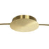 kelvo® GLOW KLV-101-0150 Φωτιστικό Οροφής LED 65W 6500lm 360° AC 220-240V IP20 Ρυθμιζόμενο Λευκό CCT με Χειριστήριο από 2700K έως 6000K Dimmable - Lumileds SMD Chip - Χρυσό Πλατίνα - Μ100 x Π100 x Υ30cm - 3 Χρόνια Εγγύηση - ledmania.gr