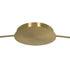 kelvo® GLOW KLV-101-0151 Φωτιστικό Οροφής LED 89W 8900lm 360° AC 220-240V IP20 Ρυθμιζόμενο Λευκό CCT με Χειριστήριο από 2700K έως 6000K Dimmable - Lumileds SMD Chip - Χρυσό Πλατίνα - Μ150 x Π150 x Υ30cm - 3 Χρόνια Εγγύηση - ledmania.gr