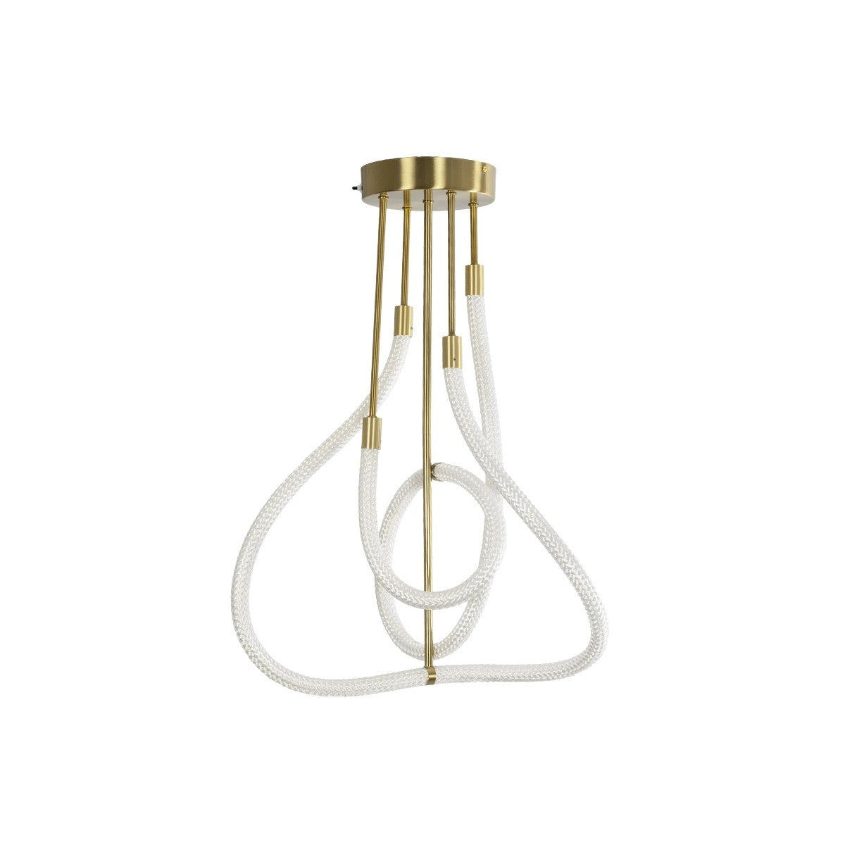 kelvo® GLOW KLV-101-0152 Φωτιστικό Οροφής LED 40W 4000lm 360° AC 220-240V IP20 Ρυθμιζόμενο Λευκό CCT με Χειριστήριο από 2700K έως 6000K Dimmable - Lumileds SMD Chip - Χρυσό Πλατίνα - Μ50 x Π50 x Υ70cm - 3 Χρόνια Εγγύηση - ledmania.gr