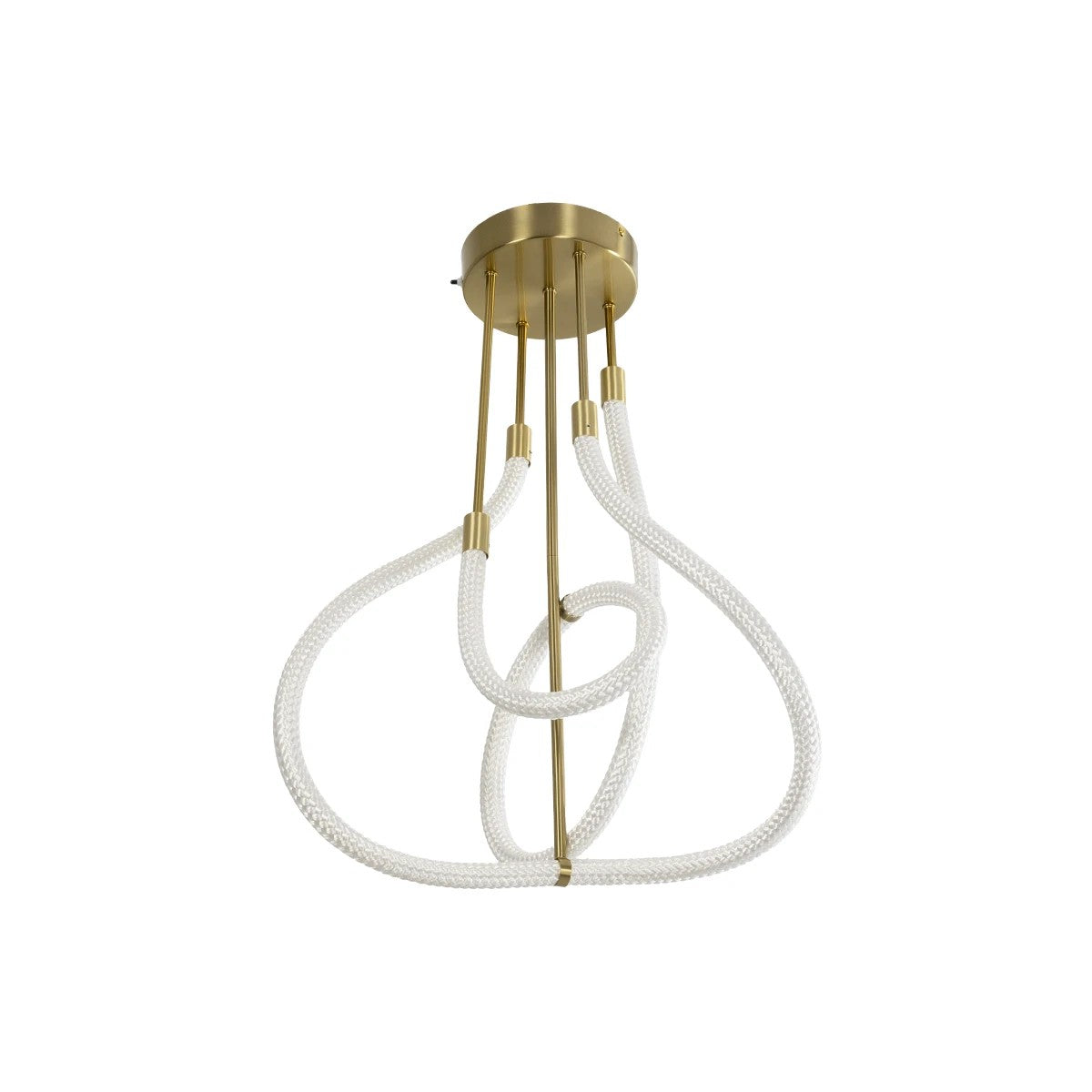 kelvo® GLOW KLV-101-0152 Φωτιστικό Οροφής LED 40W 4000lm 360° AC 220-240V IP20 Ρυθμιζόμενο Λευκό CCT με Χειριστήριο από 2700K έως 6000K Dimmable - Lumileds SMD Chip - Χρυσό Πλατίνα - Μ50 x Π50 x Υ70cm - 3 Χρόνια Εγγύηση - ledmania.gr