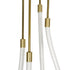 kelvo® GLOW KLV-101-0153 Φωτιστικό Οροφής LED 42W 4200lm 360° AC 220-240V IP20 Ρυθμιζόμενο Λευκό CCT με Χειριστήριο από 2700K έως 6000K Dimmable - Lumileds SMD Chip - Χρυσό Πλατίνα - Μ50 x Π50 x Υ70cm - 3 Χρόνια Εγγύηση - ledmania.gr