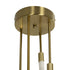 kelvo® GLOW KLV-101-0153 Φωτιστικό Οροφής LED 42W 4200lm 360° AC 220-240V IP20 Ρυθμιζόμενο Λευκό CCT με Χειριστήριο από 2700K έως 6000K Dimmable - Lumileds SMD Chip - Χρυσό Πλατίνα - Μ50 x Π50 x Υ70cm - 3 Χρόνια Εγγύηση - ledmania.gr