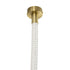 kelvo® GLOW KLV-101-0155-V2 Φωτιστικό Οροφής / Απλίκα LED 27W 2700lm 360° AC 220-240V IP20 Ρυθμιζόμενο Λευκό CCT με Χειριστήριο από 2700K έως 6000K Dimmable - Lumileds SMD Chip - Χρυσό Πλατίνα - Μ90 x Π9 x Υ95cm - 3 Χρόνια Εγγύηση