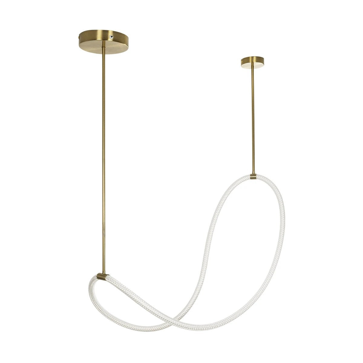 kelvo® GLOW KLV-101-0156 Κρεμαστό Φωτιστικό Οροφής LED 34W 3400lm 360° AC 220-240V IP20 Ρυθμιζόμενο Λευκό CCT με Χειριστήριο από 2700K έως 6000K Dimmable - Lumileds SMD Chip - Χρυσό Πλατίνα - Μ20 x Π35 x Υ120cm - 3 Χρόνια Εγγύηση - ledmania.gr
