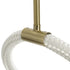 kelvo® GLOW KLV-101-0156 Κρεμαστό Φωτιστικό Οροφής LED 34W 3400lm 360° AC 220-240V IP20 Ρυθμιζόμενο Λευκό CCT με Χειριστήριο από 2700K έως 6000K Dimmable - Lumileds SMD Chip - Χρυσό Πλατίνα - Μ20 x Π35 x Υ120cm - 3 Χρόνια Εγγύηση - ledmania.gr
