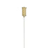 kelvo® GLOW KLV-101-0157 Κρεμαστό Φωτιστικό Οροφής LED 65W 6500lm 360° AC 220-240V IP20 Ρυθμιζόμενο Λευκό CCT με Χειριστήριο από 2700K έως 6000K Dimmable - Lumileds SMD Chip - Σατινέ Χρυσό Βούρτσας - Μ150 x Π70 x Υ90cm - 3 Χρόνια Εγγύηση