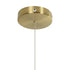 kelvo® GLOW KLV-101-0157 Κρεμαστό Φωτιστικό Οροφής LED 65W 6500lm 360° AC 220-240V IP20 Ρυθμιζόμενο Λευκό CCT με Χειριστήριο από 2700K έως 6000K Dimmable - Lumileds SMD Chip - Σατινέ Χρυσό Βούρτσας - Μ150 x Π70 x Υ90cm - 3 Χρόνια Εγγύηση