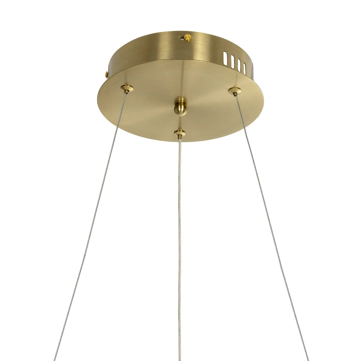 kelvo® GLOW KLV-101-0162 Κρεμαστό Φωτιστικό Οροφής LED 36W 3600lm 360° AC 220-240V IP20 Ρυθμιζόμενο Λευκό CCT με Χειριστήριο από 2700K έως 6000K Dimmable - Lumileds SMD Chip - Χρυσό Πλατίνα - Μ70 x Π70 x Υ40cm - 3 Χρόνια Εγγύηση - ledmania.gr