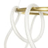 kelvo® GLOW KLV-101-0163 Κρεμαστό Φωτιστικό Οροφής LED 58W 5800lm 360° AC 220-240V IP20 Ρυθμιζόμενο Λευκό CCT με Χειριστήριο από 2700K έως 6000K Dimmable - Lumileds SMD Chip - Χρυσό Πλατίνα - Μ80 x Π80 x Υ40cm - 3 Χρόνια Εγγύηση - ledmania.gr