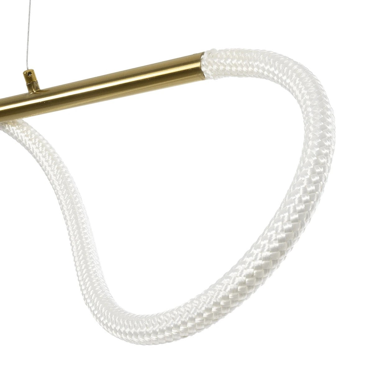 kelvo® GLOW KLV-101-0166 Κρεμαστό Φωτιστικό Οροφής LED 34W 3400lm 360° AC 220-240V IP20 Ρυθμιζόμενο Λευκό CCT με Χειριστήριο από 2700K έως 6000K Dimmable - Lumileds SMD Chip - Χρυσό Πλατίνα - Μ140 x Π40 x Υ30cm - 3 Χρόνια Εγγύηση - ledmania.gr