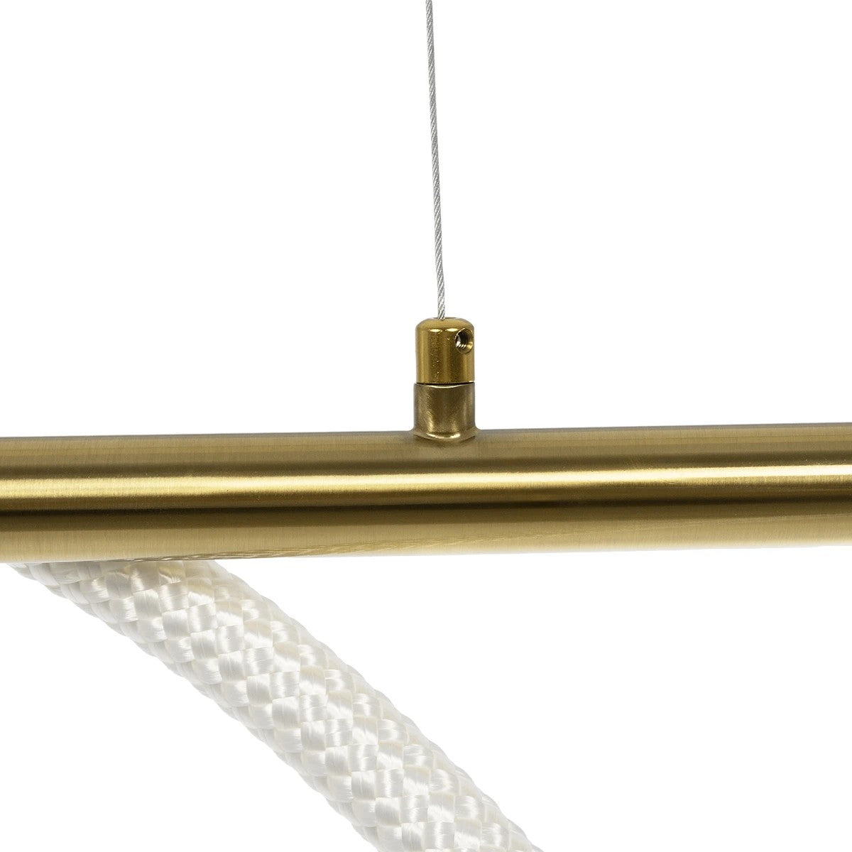 kelvo® GLOW KLV-101-0166 Κρεμαστό Φωτιστικό Οροφής LED 34W 3400lm 360° AC 220-240V IP20 Ρυθμιζόμενο Λευκό CCT με Χειριστήριο από 2700K έως 6000K Dimmable - Lumileds SMD Chip - Χρυσό Πλατίνα - Μ140 x Π40 x Υ30cm - 3 Χρόνια Εγγύηση - ledmania.gr