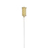 kelvo® GLOW KLV-101-0166 Κρεμαστό Φωτιστικό Οροφής LED 34W 3400lm 360° AC 220-240V IP20 Ρυθμιζόμενο Λευκό CCT με Χειριστήριο από 2700K έως 6000K Dimmable - Lumileds SMD Chip - Χρυσό Πλατίνα - Μ140 x Π40 x Υ30cm - 3 Χρόνια Εγγύηση - ledmania.gr