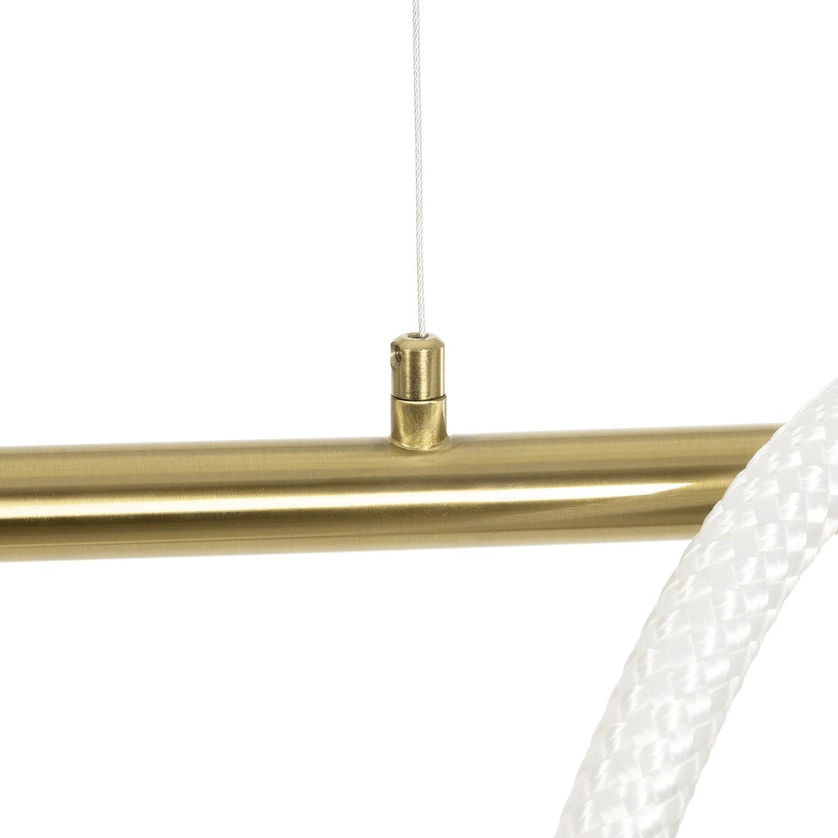 kelvo® GLOW KLV-101-0167 Κρεμαστό Φωτιστικό Οροφής LED 45W 4500lm 360° AC 220-240V IP20 Ρυθμιζόμενο Λευκό CCT με Χειριστήριο από 2700K έως 6000K Dimmable - Lumileds SMD Chip - Χρυσό Πλατίνα - Μ180 x Π30 x Υ40cm - 3 Χρόνια Εγγύηση - ledmania.gr