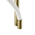 kelvo® GLOW KLV-101-0168 Φωτιστικό Τοίχου / Απλίκα LED 24W 2400lm 360° AC 220-240V IP20 Ρυθμιζόμενο Λευκό CCT με On/Off 2700K/4500K/6000K - Lumileds SMD Chip - Χρυσό Πλατίνα - Μ30 x Π15 x Υ70cm - 3 Χρόνια Εγγύηση - ledmania.gr