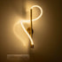 kelvo® GLOW KLV-101-0168 Φωτιστικό Τοίχου / Απλίκα LED 24W 2400lm 360° AC 220-240V IP20 Ρυθμιζόμενο Λευκό CCT με On/Off 2700K/4500K/6000K - Lumileds SMD Chip - Χρυσό Πλατίνα - Μ30 x Π15 x Υ70cm - 3 Χρόνια Εγγύηση - ledmania.gr