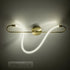 kelvo® GLOW KLV-101-0169-V2 Φωτιστικό Οροφής LED 18W 1800lm 360° AC 220-240V IP20 Ρυθμιζόμενο Λευκό CCT με On/Off 2700K/4500K/6000K - Lumileds SMD Chip - Χρυσό Πλατίνα - Μ30 x Π15 x Υ70cm - 3 Χρόνια Εγγύηση