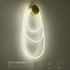 kelvo® GLOW KLV-101-0171 Φωτιστικό Τοίχου / Απλίκα LED 60W 6000lm 360° AC 220-240V IP20 Ρυθμιζόμενο Λευκό CCT με Χειριστήριο από 2700K έως 6000K Dimmable - Lumileds SMD Chip - Χρυσό Πλατίνα - Μ40 x Π15 x Υ110cm - 3 Χρόνια Εγγύηση - ledmania.gr