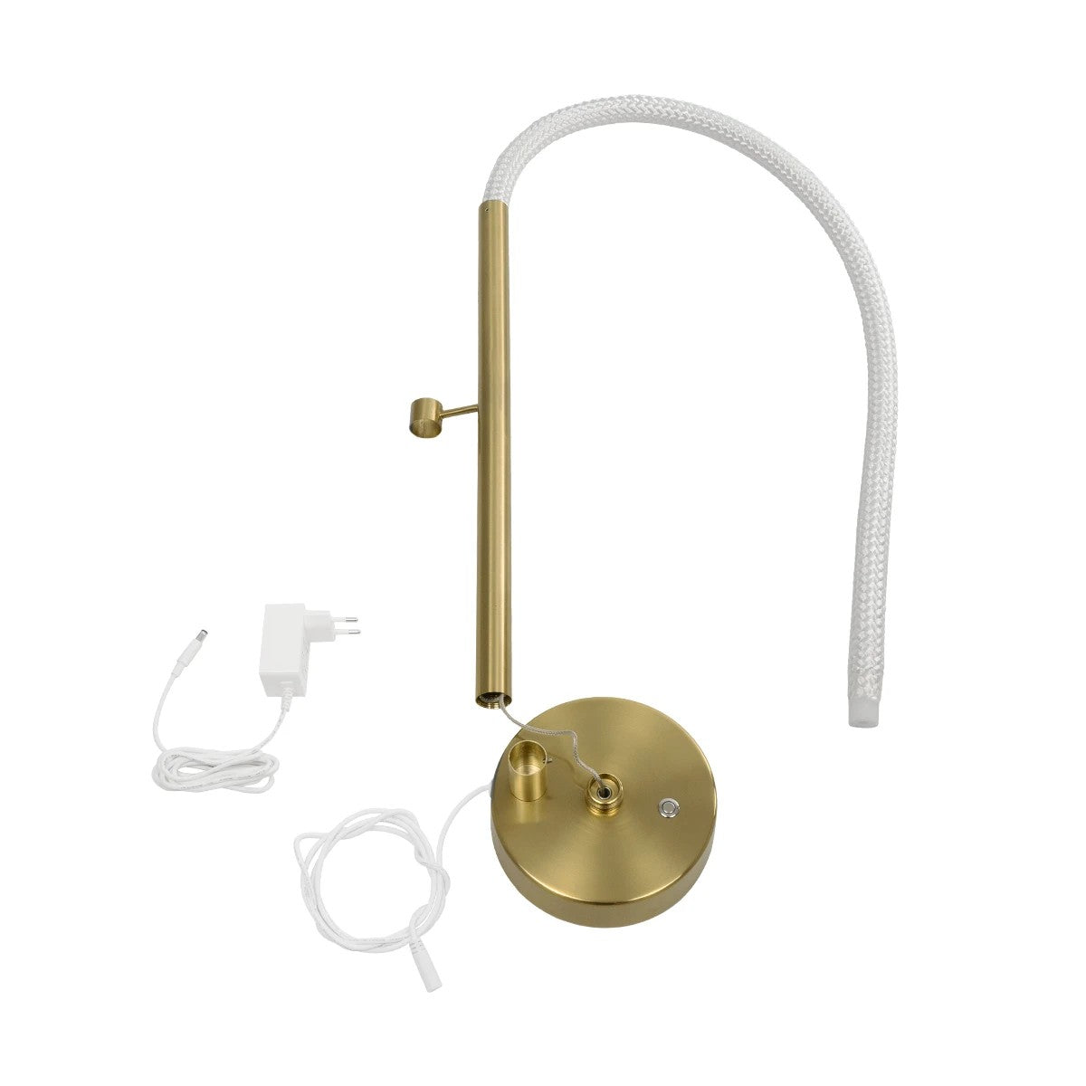 kelvo® GLOW KLV-101-0172 Επιτραπέζιο Φωτιστικό Πορτατίφ LED 18W 1800lm 360° AC 220-240V IP20 Ρυθμιζόμενο Λευκό CCT με Αφή 2700K/4500K/6000K Dimmable - Lumileds SMD Chip - Χρυσό Πλατίνα - Μ30 x Π30 x Υ60cm - 3 Χρόνια Εγγύηση - ledmania.gr