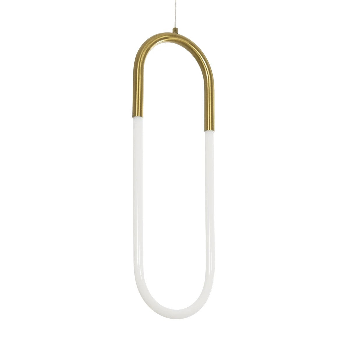 kelvo® GLOW KLV-101-0176 Κρεμαστό Φωτιστικό Οροφής LED 18W 1800lm 360° AC 220-240V IP20 Ρυθμιζόμενο Λευκό CCT με On/Off 2700K/4500K/6000K - Lumileds SMD Chip - Χρυσό Πλατίνα - Μ20 x Π2.5 x Υ60cm - 3 Χρόνια Εγγύηση - ledmania.gr