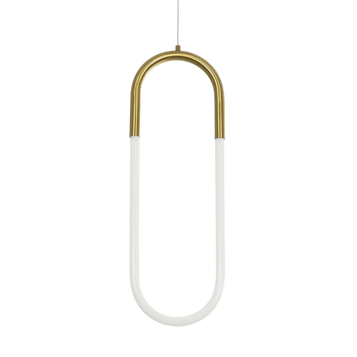 kelvo® GLOW KLV-101-0176 Κρεμαστό Φωτιστικό Οροφής LED 18W 1800lm 360° AC 220-240V IP20 Ρυθμιζόμενο Λευκό CCT με On/Off 2700K/4500K/6000K - Lumileds SMD Chip - Χρυσό Πλατίνα - Μ20 x Π2.5 x Υ60cm - 3 Χρόνια Εγγύηση - ledmania.gr