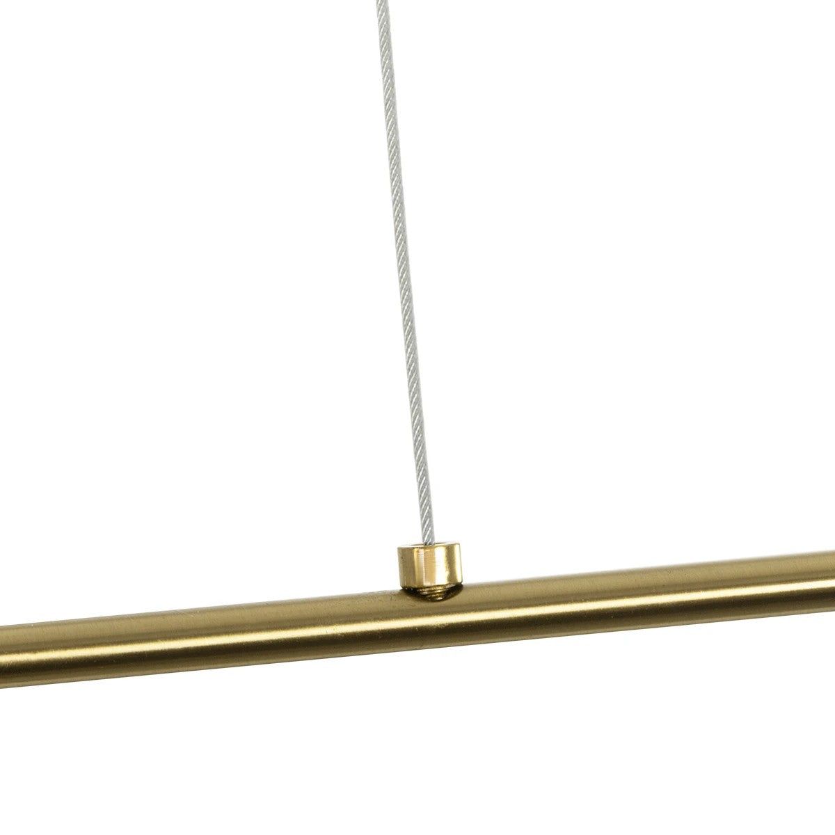 kelvo® GLOW KLV-101-0177 Κρεμαστό Φωτιστικό Οροφής LED 15W 1500lm 360° AC 220-240V IP20 Ρυθμιζόμενο Λευκό CCT με Χειριστήριο από 2700K έως 6000K Dimmable - Lumileds SMD Chip - Χρυσό Πλατίνα - Μ120 x Π3 x Υ17cm - 3 Χρόνια Εγγύηση - ledmania.gr