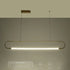 kelvo® GLOW KLV-101-0177 Κρεμαστό Φωτιστικό Οροφής LED 15W 1500lm 360° AC 220-240V IP20 Ρυθμιζόμενο Λευκό CCT με Χειριστήριο από 2700K έως 6000K Dimmable - Lumileds SMD Chip - Χρυσό Πλατίνα - Μ120 x Π3 x Υ17cm - 3 Χρόνια Εγγύηση - ledmania.gr