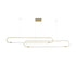 kelvo® GLOW KLV-101-0178 Κρεμαστό Φωτιστικό Οροφής LED 28W 2800lm 360° AC 220-240V IP20 Ρυθμιζόμενο Λευκό CCT με Χειριστήριο από 2700K έως 6000K Dimmable - Lumileds SMD Chip - Χρυσό Πλατίνα - Μ167 x Π7 x Υ24cm - 3 Χρόνια Εγγύηση - ledmania.gr