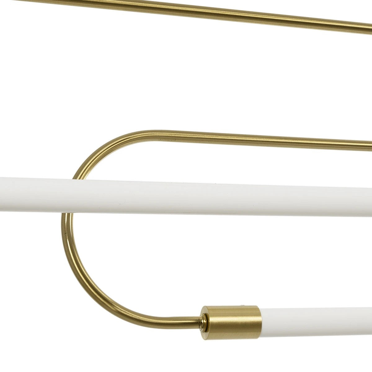 kelvo® GLOW KLV-101-0178 Κρεμαστό Φωτιστικό Οροφής LED 28W 2800lm 360° AC 220-240V IP20 Ρυθμιζόμενο Λευκό CCT με Χειριστήριο από 2700K έως 6000K Dimmable - Lumileds SMD Chip - Χρυσό Πλατίνα - Μ167 x Π7 x Υ24cm - 3 Χρόνια Εγγύηση - ledmania.gr