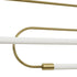 kelvo® GLOW KLV-101-0178 Κρεμαστό Φωτιστικό Οροφής LED 28W 2800lm 360° AC 220-240V IP20 Ρυθμιζόμενο Λευκό CCT με Χειριστήριο από 2700K έως 6000K Dimmable - Lumileds SMD Chip - Χρυσό Πλατίνα - Μ167 x Π7 x Υ24cm - 3 Χρόνια Εγγύηση - ledmania.gr