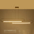 kelvo® GLOW KLV-101-0178 Κρεμαστό Φωτιστικό Οροφής LED 28W 2800lm 360° AC 220-240V IP20 Ρυθμιζόμενο Λευκό CCT με Χειριστήριο από 2700K έως 6000K Dimmable - Lumileds SMD Chip - Χρυσό Πλατίνα - Μ167 x Π7 x Υ24cm - 3 Χρόνια Εγγύηση - ledmania.gr