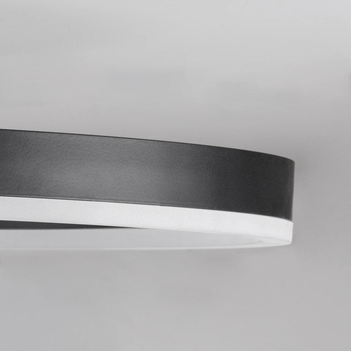 kelvo® VENOM KLV-101-0181 Φωτιστικό Οροφής LED 45W 4500lm 360° AC 220-240V IP20 Ρυθμιζόμενο Λευκό CCT με Χειριστήριο από 2700K έως 6000K Dimmable - Lumileds SMD Chip - Μαύρο Ματ - Μ60 x Π40 x Υ7.5cm - 3 Χρόνια Εγγύηση - ledmania.gr