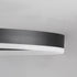 kelvo® VENOM KLV-101-0181 Φωτιστικό Οροφής LED 45W 4500lm 360° AC 220-240V IP20 Ρυθμιζόμενο Λευκό CCT με Χειριστήριο από 2700K έως 6000K Dimmable - Lumileds SMD Chip - Μαύρο Ματ - Μ60 x Π40 x Υ7.5cm - 3 Χρόνια Εγγύηση - ledmania.gr