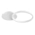kelvo® VENOM KLV-101-0182 Φωτιστικό Οροφής LED 45W 4500lm 360° AC 220-240V IP20 Ρυθμιζόμενο Λευκό CCT με Χειριστήριο από 2700K έως 6000K Dimmable - Lumileds SMD Chip - Λευκό Ματ - Μ60 x Π40 x Υ7.5cm - 3 Χρόνια Εγγύηση