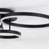 kelvo® VENOM KLV-101-0184 Φωτιστικό Οροφής LED 100W 10000lm 360° AC 220-240V IP20 Ρυθμιζόμενο Λευκό CCT με Χειριστήριο από 2700K έως 6000K Dimmable - Lumileds SMD Chip - Μαύρο Ματ - Μ70 x Π40 x Υ16cm - 3 Χρόνια Εγγύηση - ledmania.gr