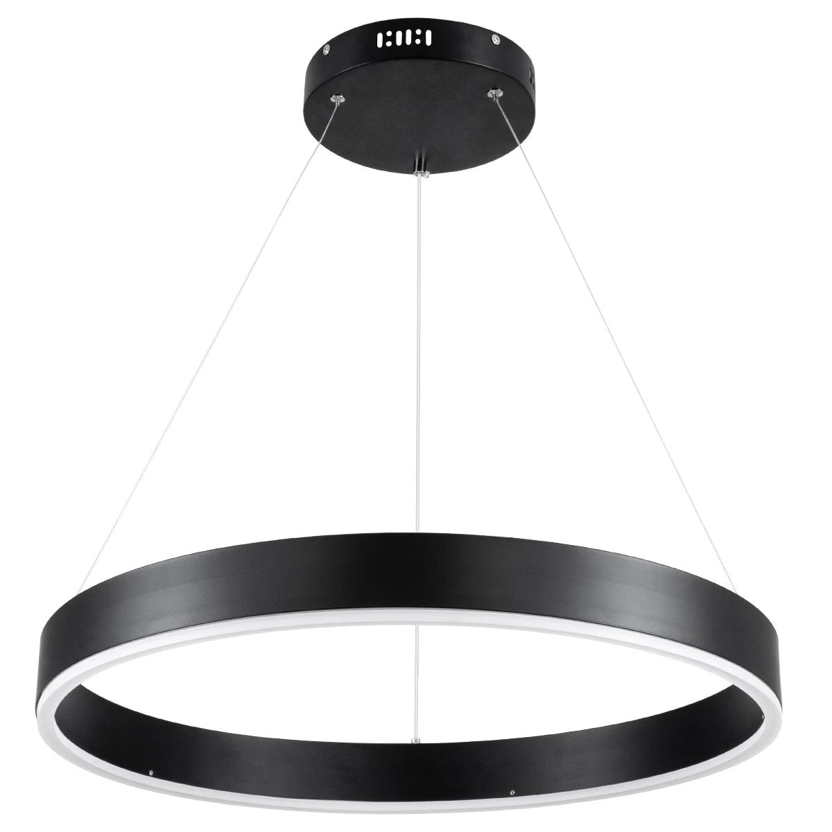 kelvo® VENOM KLV-101-0187 Κρεμαστό Φωτιστικό Οροφής LED 45W 4500lm 120° AC 220-240V IP20 Ρυθμιζόμενο Λευκό CCT με Χειριστήριο από 2700K έως 6000K Dimmable - Lumileds SMD Chip - Μαύρο Ματ - Μ60 x Π60 x Υ6.5cm - 3 Χρόνια Εγγύηση - ledmania.gr