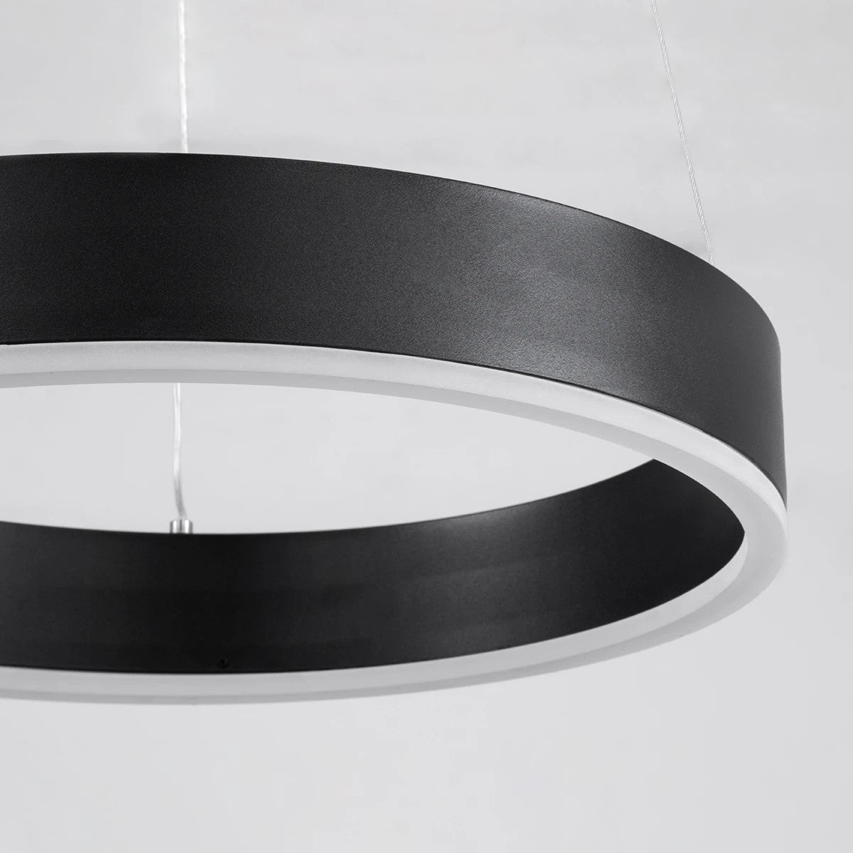 kelvo® VENOM KLV-101-0187 Κρεμαστό Φωτιστικό Οροφής LED 45W 4500lm 120° AC 220-240V IP20 Ρυθμιζόμενο Λευκό CCT με Χειριστήριο από 2700K έως 6000K Dimmable - Lumileds SMD Chip - Μαύρο Ματ - Μ60 x Π60 x Υ6.5cm - 3 Χρόνια Εγγύηση - ledmania.gr