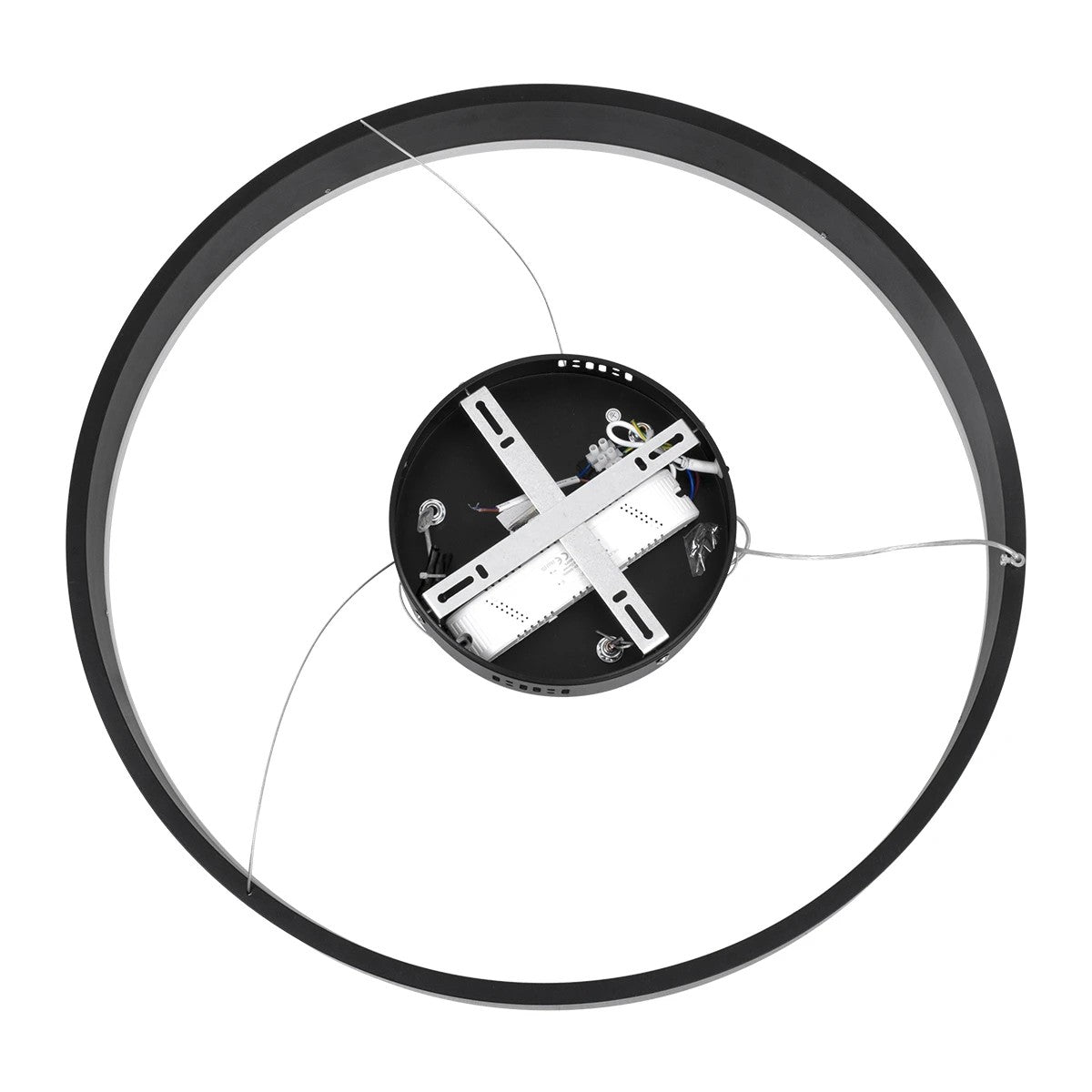 kelvo® VENOM KLV-101-0187 Κρεμαστό Φωτιστικό Οροφής LED 45W 4500lm 120° AC 220-240V IP20 Ρυθμιζόμενο Λευκό CCT με Χειριστήριο από 2700K έως 6000K Dimmable - Lumileds SMD Chip - Μαύρο Ματ - Μ60 x Π60 x Υ6.5cm - 3 Χρόνια Εγγύηση - ledmania.gr