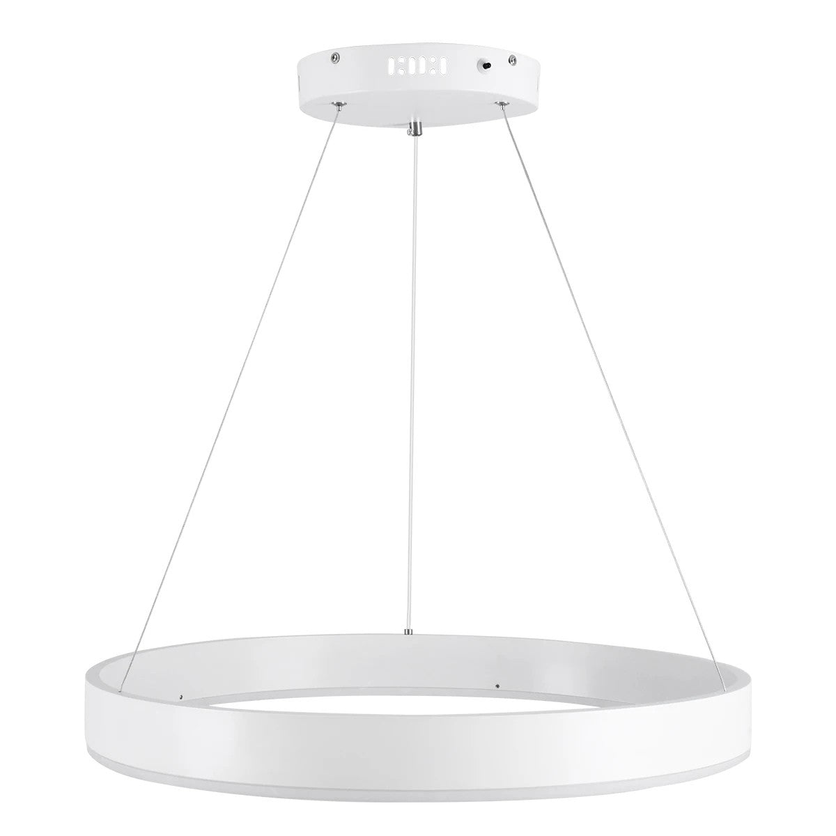 kelvo® VENOM KLV-101-0188 Κρεμαστό Φωτιστικό Οροφής LED 45W 4500lm 120° AC 220-240V IP20 Ρυθμιζόμενο Λευκό CCT με Χειριστήριο από 2700K έως 6000K Dimmable - Lumileds SMD Chip - Λευκό Ματ - Μ60 x Π60 x Υ6.5cm - 3 Χρόνια Εγγύηση - ledmania.gr