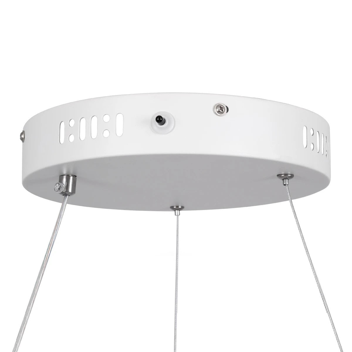 kelvo® VENOM KLV-101-0188 Κρεμαστό Φωτιστικό Οροφής LED 45W 4500lm 120° AC 220-240V IP20 Ρυθμιζόμενο Λευκό CCT με Χειριστήριο από 2700K έως 6000K Dimmable - Lumileds SMD Chip - Λευκό Ματ - Μ60 x Π60 x Υ6.5cm - 3 Χρόνια Εγγύηση - ledmania.gr