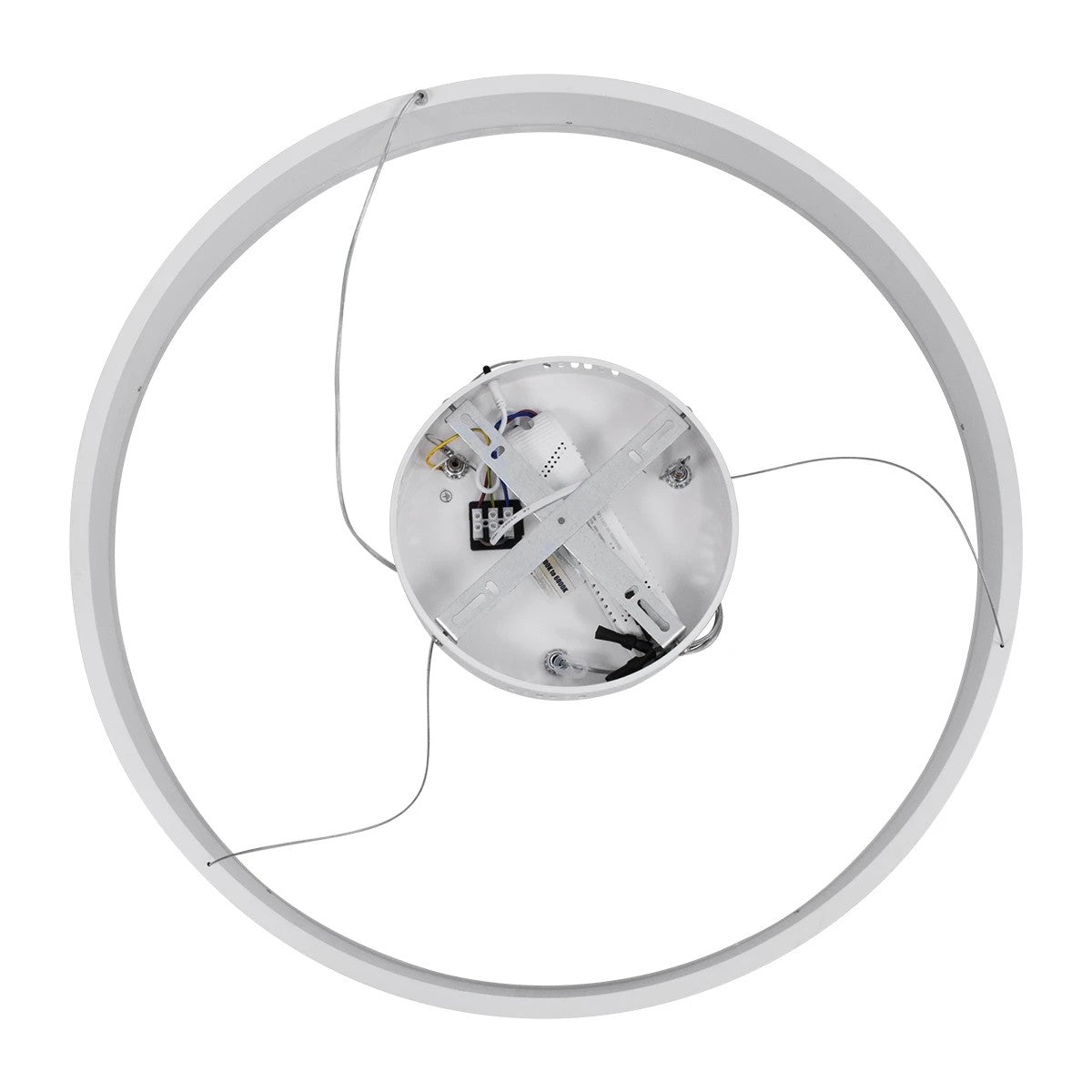 kelvo® VENOM KLV-101-0188 Κρεμαστό Φωτιστικό Οροφής LED 45W 4500lm 120° AC 220-240V IP20 Ρυθμιζόμενο Λευκό CCT με Χειριστήριο από 2700K έως 6000K Dimmable - Lumileds SMD Chip - Λευκό Ματ - Μ60 x Π60 x Υ6.5cm - 3 Χρόνια Εγγύηση - ledmania.gr
