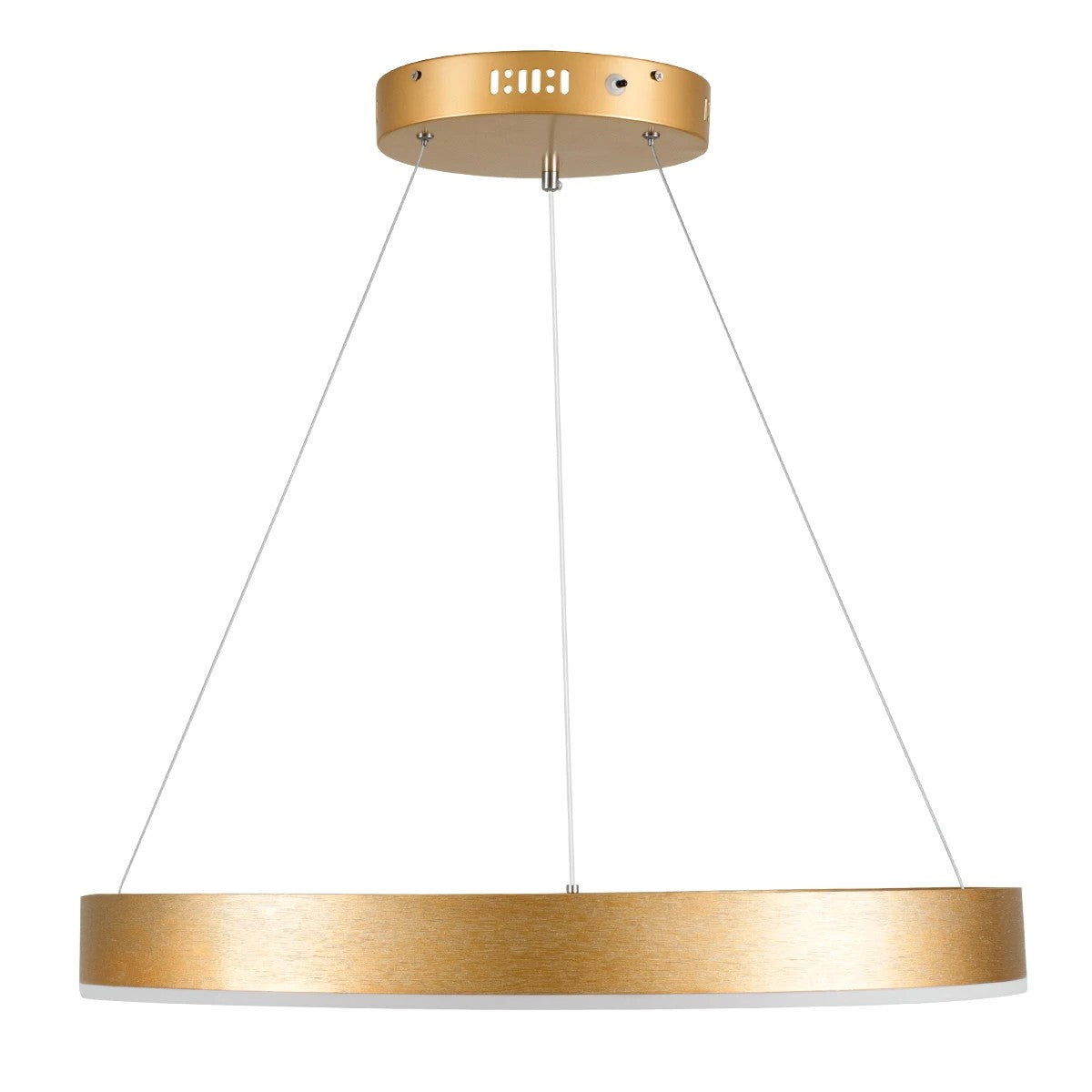 kelvo® VENOM KLV-101-0189 Κρεμαστό Φωτιστικό Οροφής LED 45W 4500lm 120° AC 220-240V IP20 Ρυθμιζόμενο Λευκό CCT με Χειριστήριο από 2700K έως 6000K Dimmable - Lumileds SMD Chip - Χρυσό Πλατίνα - Μ60 x Π60 x Υ6.5cm - 3 Χρόνια Εγγύηση - ledmania.gr