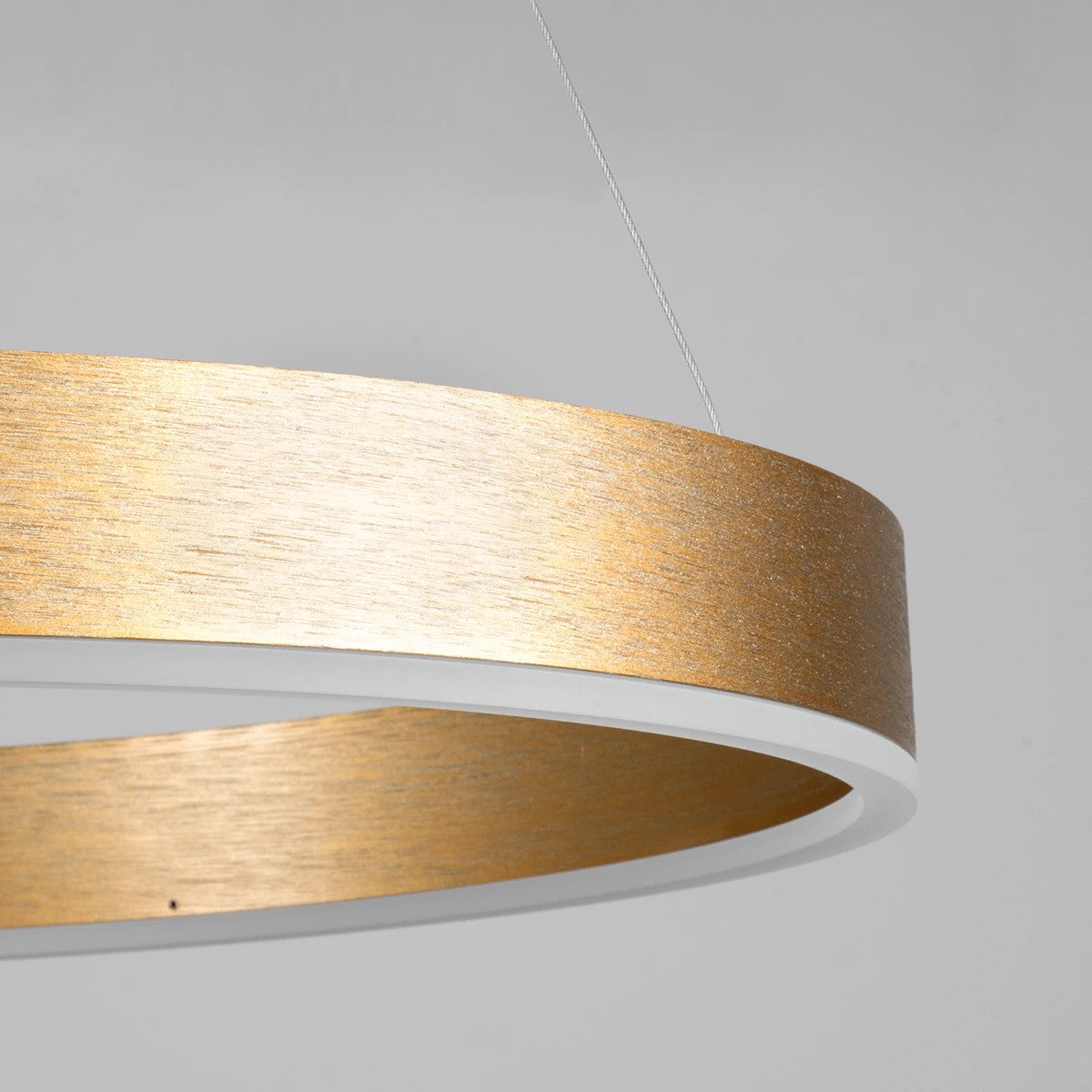 kelvo® VENOM KLV-101-0189 Κρεμαστό Φωτιστικό Οροφής LED 45W 4500lm 120° AC 220-240V IP20 Ρυθμιζόμενο Λευκό CCT με Χειριστήριο από 2700K έως 6000K Dimmable - Lumileds SMD Chip - Χρυσό Πλατίνα - Μ60 x Π60 x Υ6.5cm - 3 Χρόνια Εγγύηση - ledmania.gr