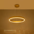 kelvo® VENOM KLV-101-0189 Κρεμαστό Φωτιστικό Οροφής LED 45W 4500lm 120° AC 220-240V IP20 Ρυθμιζόμενο Λευκό CCT με Χειριστήριο από 2700K έως 6000K Dimmable - Lumileds SMD Chip - Χρυσό Πλατίνα - Μ60 x Π60 x Υ6.5cm - 3 Χρόνια Εγγύηση - ledmania.gr