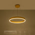 kelvo® VENOM KLV-101-0189 Κρεμαστό Φωτιστικό Οροφής LED 45W 4500lm 120° AC 220-240V IP20 Ρυθμιζόμενο Λευκό CCT με Χειριστήριο από 2700K έως 6000K Dimmable - Lumileds SMD Chip - Χρυσό Πλατίνα - Μ60 x Π60 x Υ6.5cm - 3 Χρόνια Εγγύηση - ledmania.gr